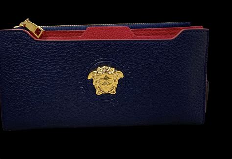 herren portemonnaie versace|Versace card case.